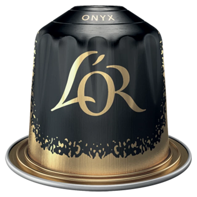 De koffiecapsules cup van Onyx van L'0R. 